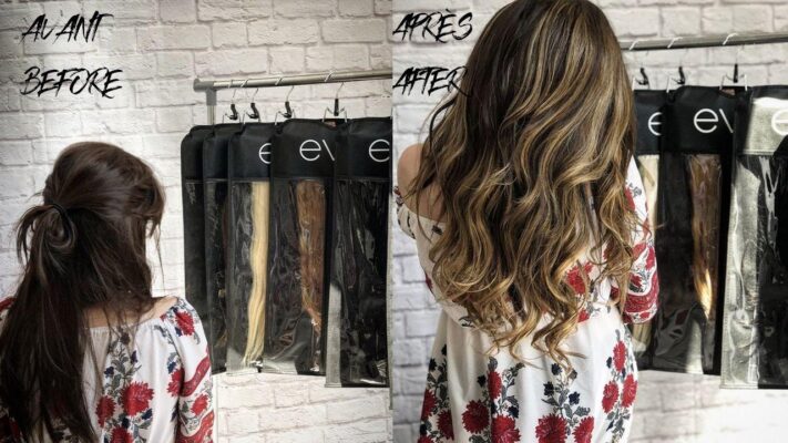 extension clip balayage caramel toffee