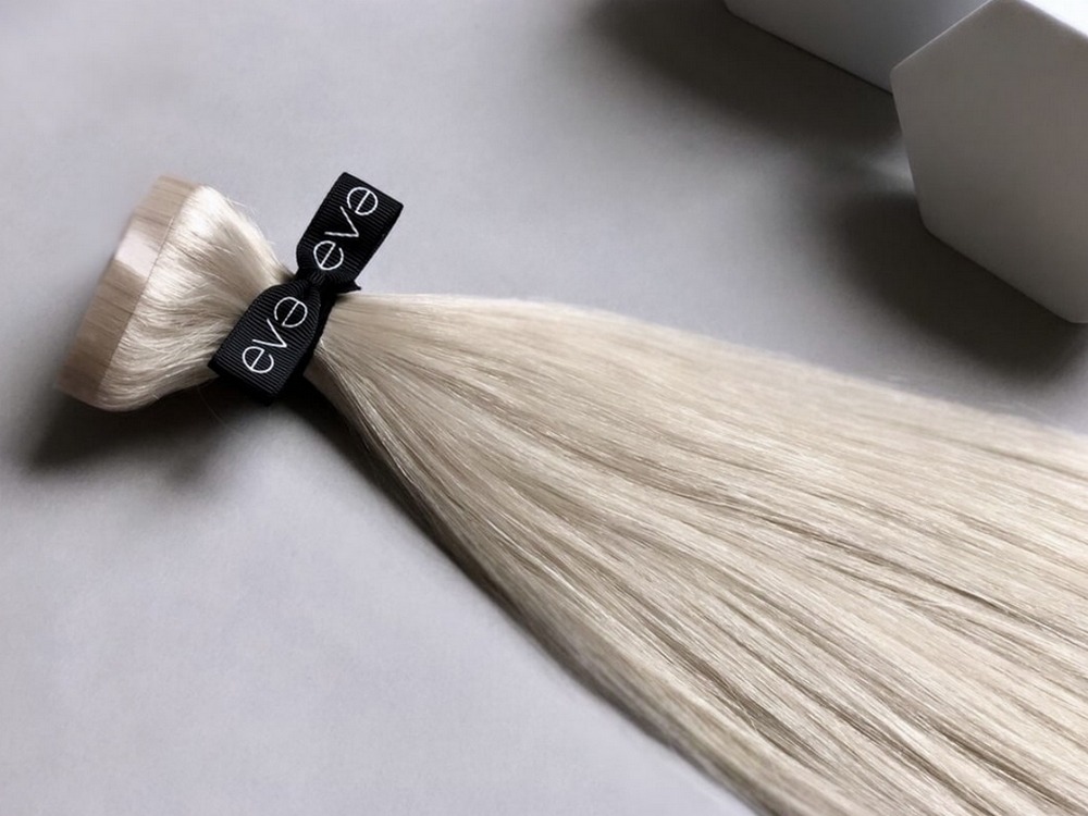 extension clip remy hair seamless platinum blonde